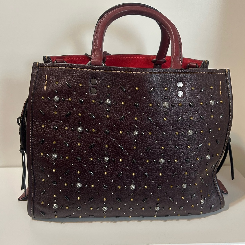 EUC COACH ROGUE 30 WITH PRAIRIE RIVETS OXBLOOD/RED - Picture 2 of 16